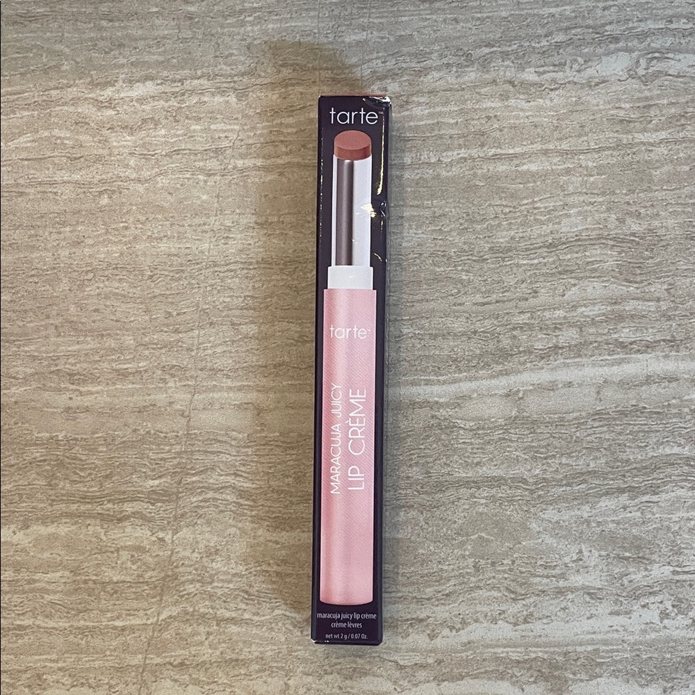 tarte NIB Maracuja Juicy Lip Crème in “Grace”